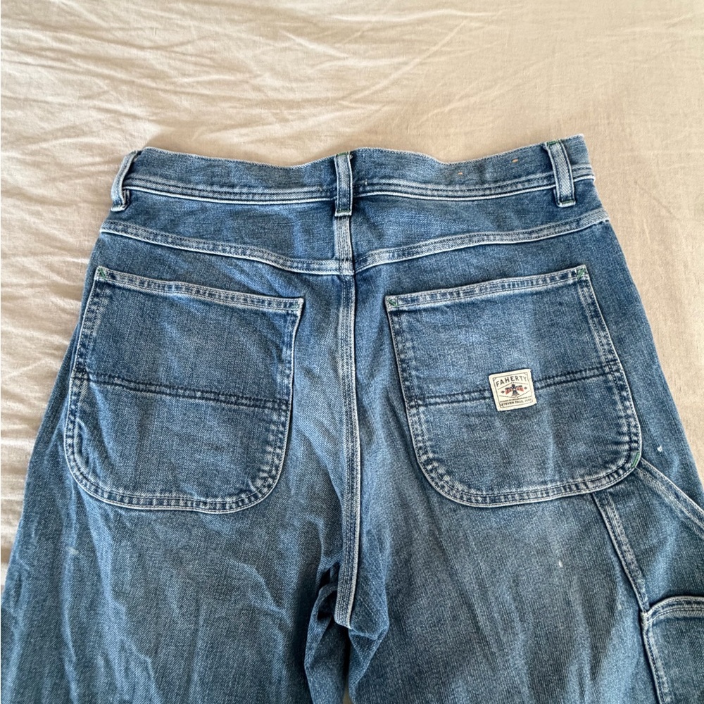 Faherty Men's Relaxed Indigo Jeans - Picture 6 of 11